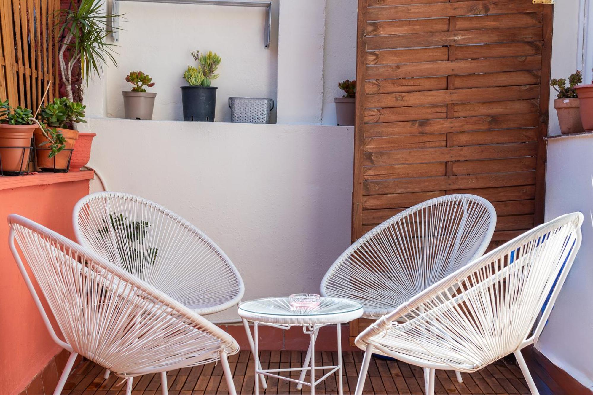 Spacious & Sunny Apt With Terrace In The City Center Barcelona Exterior photo